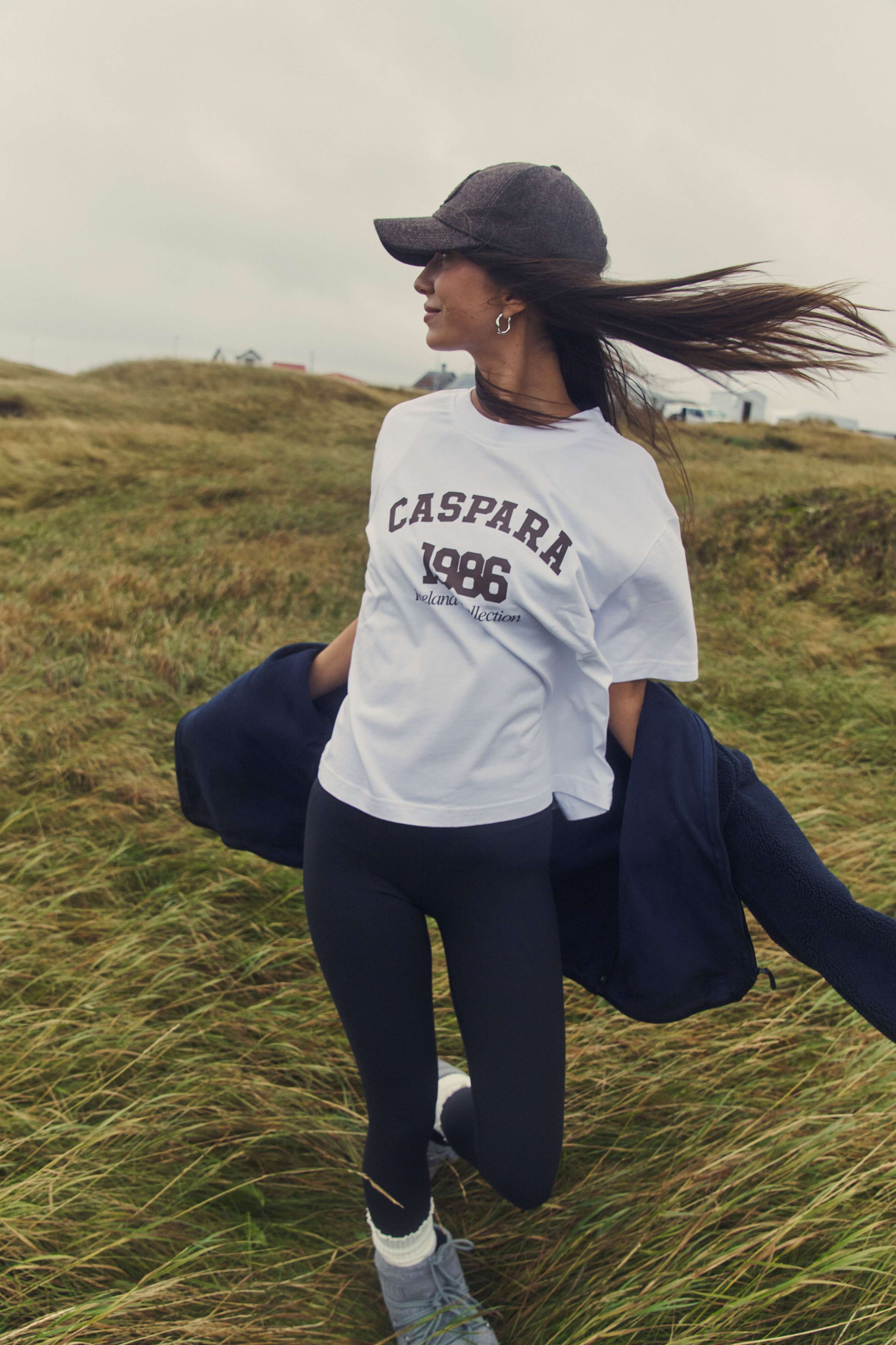 W. CS Tee - White w. Espresso